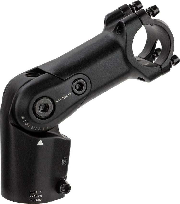 Satori voorbouw up2+ adj. 31,8 90mm os zwart 1 1 8