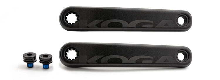 Koga crankset samox bni w logo blk w bolts