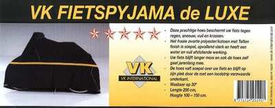 Vk fiets scooter hoes pyama de luxe stof zwart
