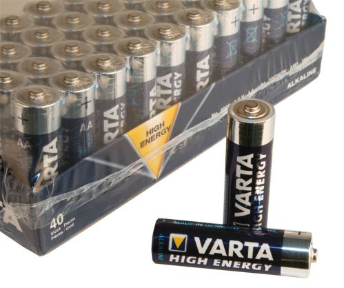 Varta batt va longlife power lr6 aa penlite ds a 40