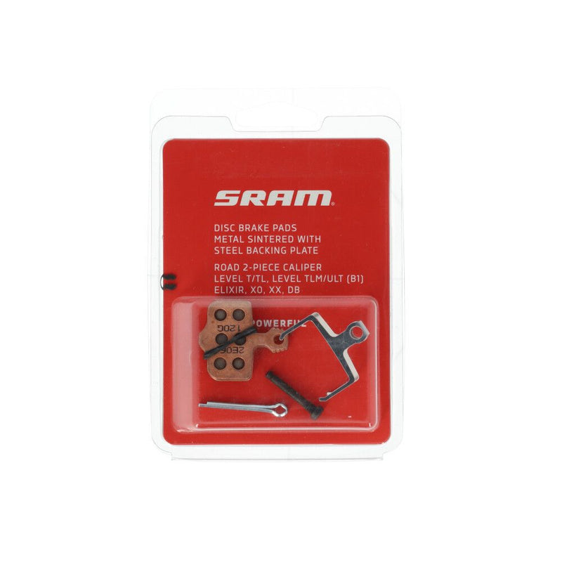 Avid sram remblok schijfrem scintered staal elixir level road red force axs