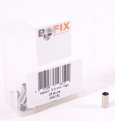 Kabelhoedje Bofix ø5.0mm messing (25 stuks)