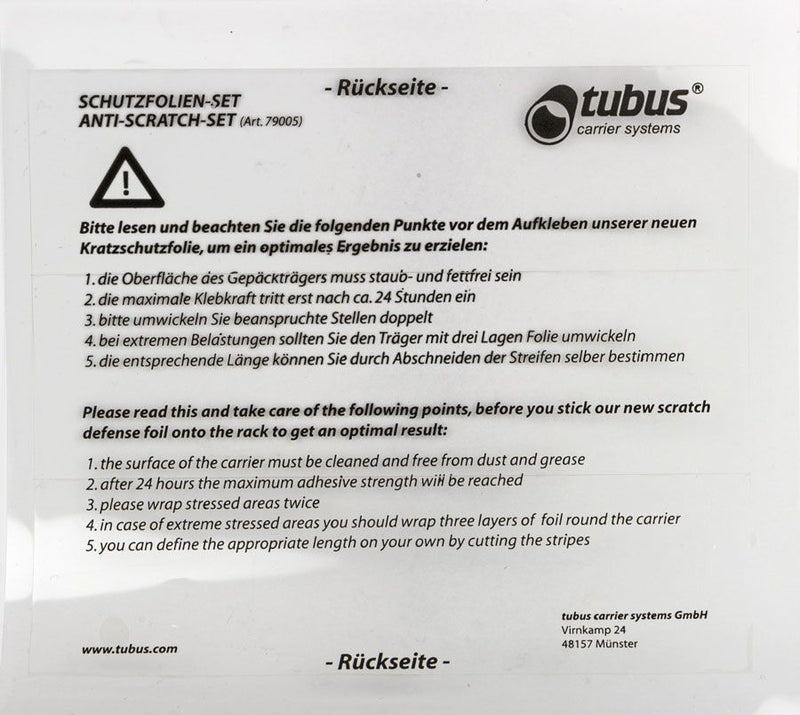 Tubus anp dragd bescherm sticker