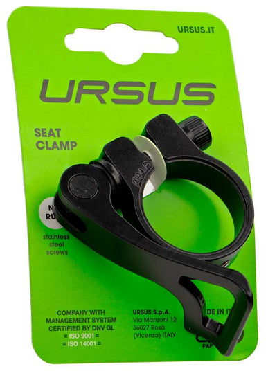 Ursus zadelpenklem urban 34,9mm | snelspanner | zwart