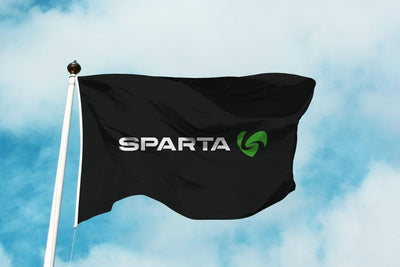 Sparta vlag 100x150