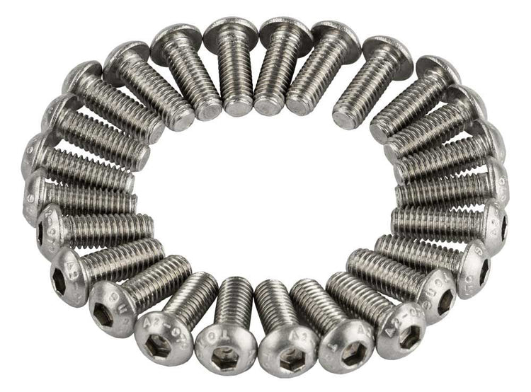 Wuerth anp bout m6x16 inbus rvs iso7380-1 a2-070 ds a 25