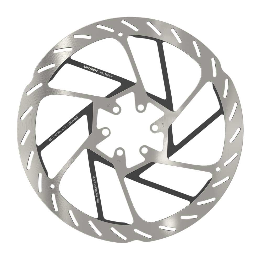 Sram remschijf hs2 brake rotors hs2 200 mm 6b rounded