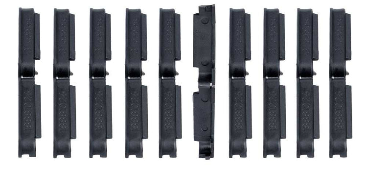 Unbranded anp framd afdekdop voor 3 kabels pvc zw ds a 10