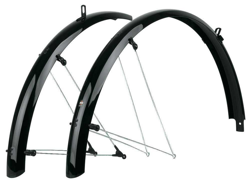 Sks spatbordset 28 bluemels basic 55mm zwart