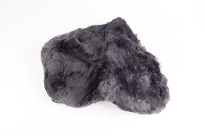 zadeldekje schapenvacht grijs 28 cm