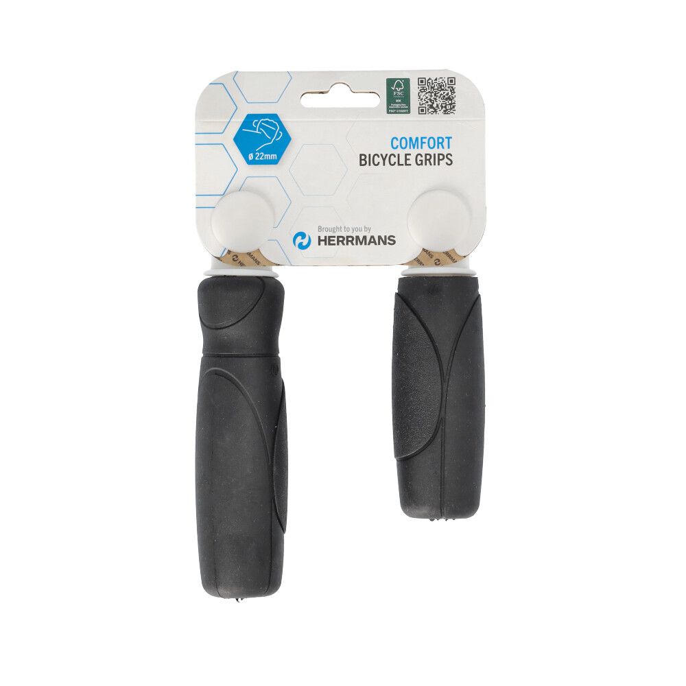 Herrmans handvat Cut 93 zwart 90 120mm (paar) - ftalaten en latexvrij