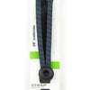 Widek b.v. widek eye binder 1x24 mm. zwart. 2x12 mm. blauwgrijs met zwarte stalen platen op kaart (54 cm.)