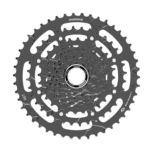 Shimano cassette cues 9v 11-46t cs-lg300 zwart