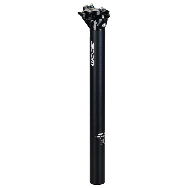 Hulzebos cycle parts b.v. zoom zadelpen 31.6 vast atb 2-bouten 350 mm. zwart