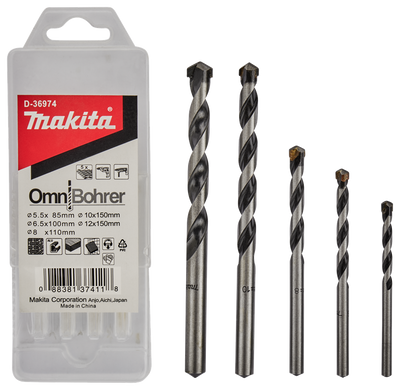Makita accessoires multiborenset 5-delig - d-36974 d-36974