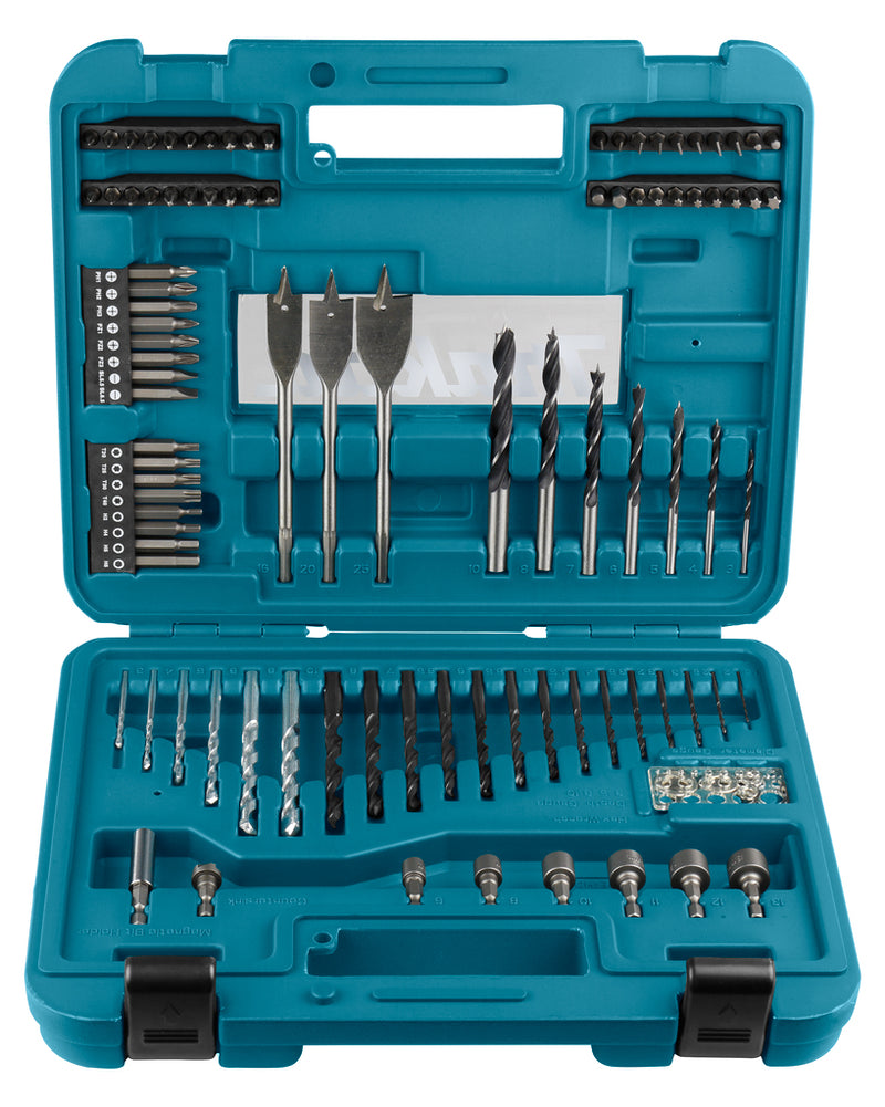 Makita accessoires d-47248 | boor- schroefbitset | 100-delig | in kunststof koffer - d-47248