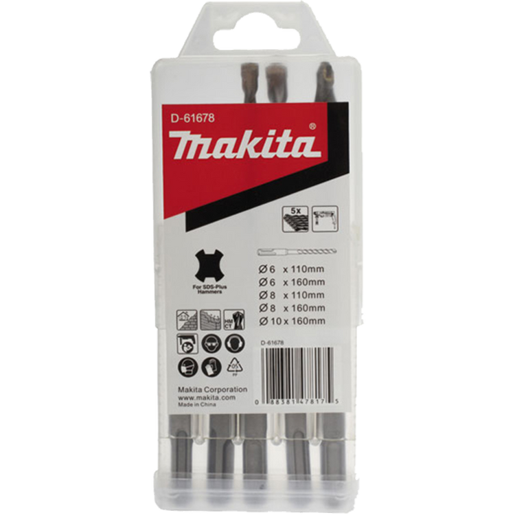 Makita accessoires betonborenset 5-delig - d-61678 d-61678