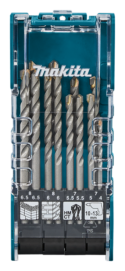 Makita accessoires steenborenset 12-delig - d-73483 - d-73483