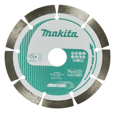 Makita accessoires diamantschijf 125x22,23x1,8mm - d-80086