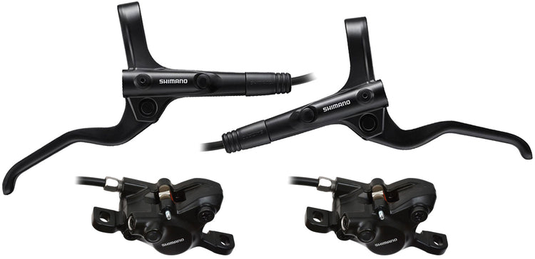 Shimano mt200 hydraulische schijfremset voor + achter 1000 1700 mm zwart