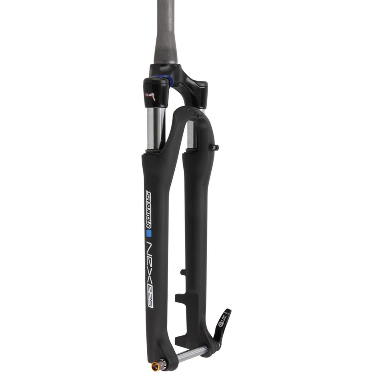 Srsuntour sr suntour - vork nex-e25 ds 700c 63mm tapered 15mm mat zwart