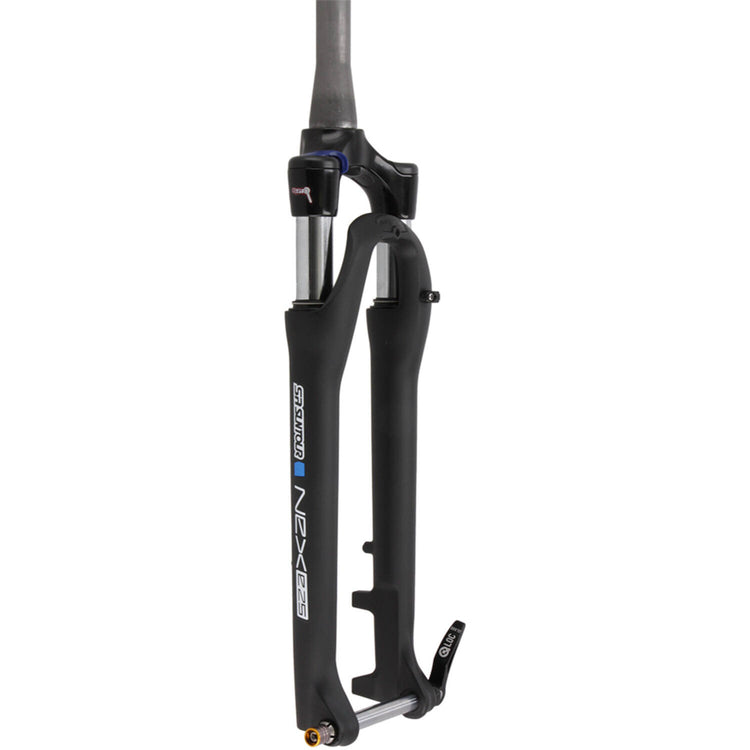 Srsuntour sr suntour - vork nex-e25 ds 700c 63mm tapered 15mm mat zwart