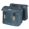 Basil dubbele fietstas elegance mik 40-49 liter - estate blauw