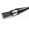 Elvedes rem buitenkabel met teflon voering ø4,9mm 10 meter (rol) - geel