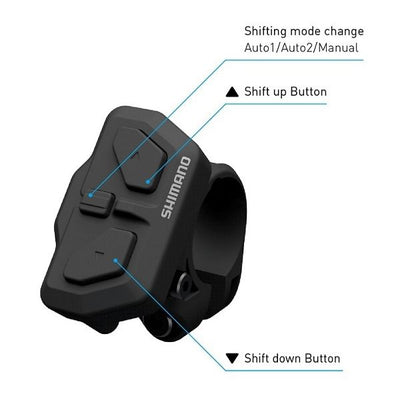 Shimano schakeleenheid (rechts) steps di2 sw-en600-r - 22,2 mm klemming