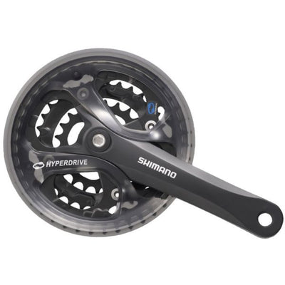 Shimano benelux b.v. shimano efcm361e888cl crankstel acera m361 7 8-sp zwart 48x38x28t+cg kk vierk 175 mm (-4mm)