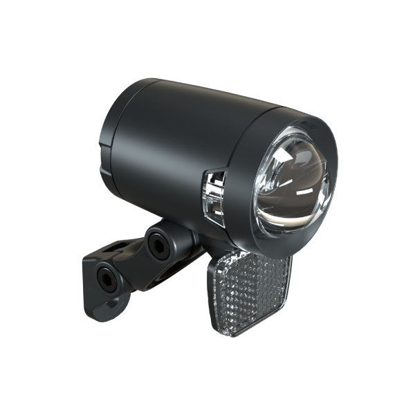 Koplamp Herrmans H-Black Pro dynamo - aan uit functie - met houder - 200 lumen