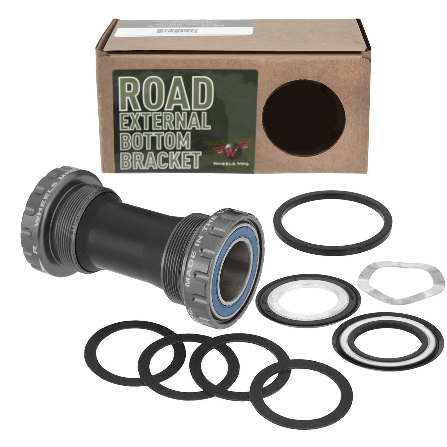 Wheels manufacturing wheels mfg - trapas race bsa sram abec 3 grijs