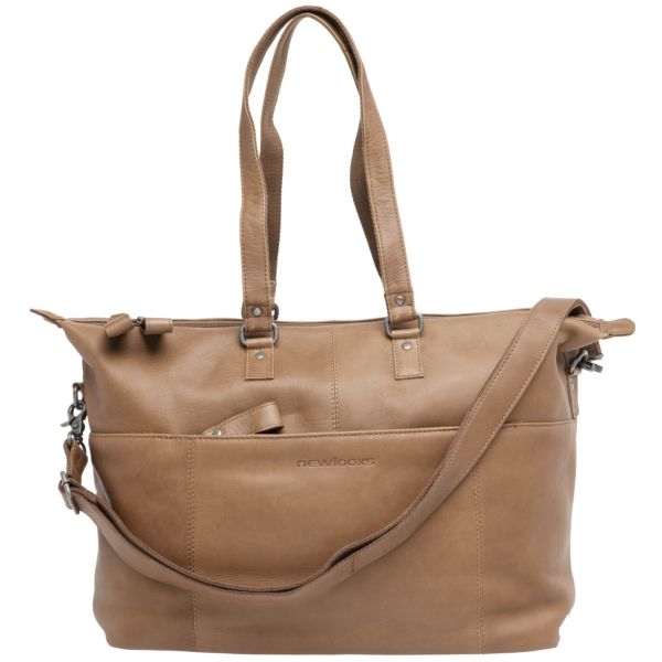 Newlooxs - New Looxs laptoptas leer Verla cognac 21 liter