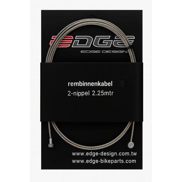 Edge rem binnenkabel 2250 mm met 2 nippels