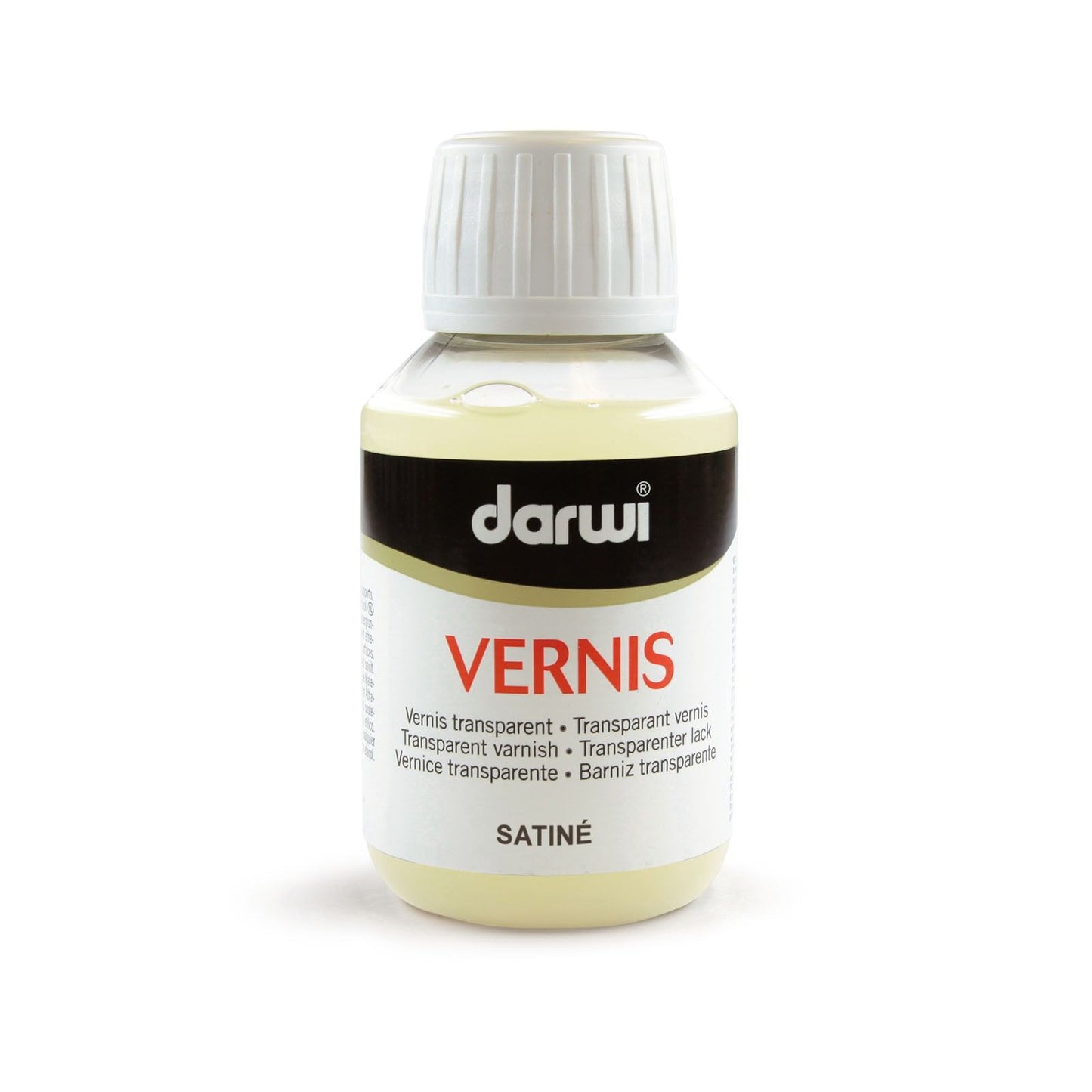 Merkloos darwi • varnish satin-finish transparant 100ml