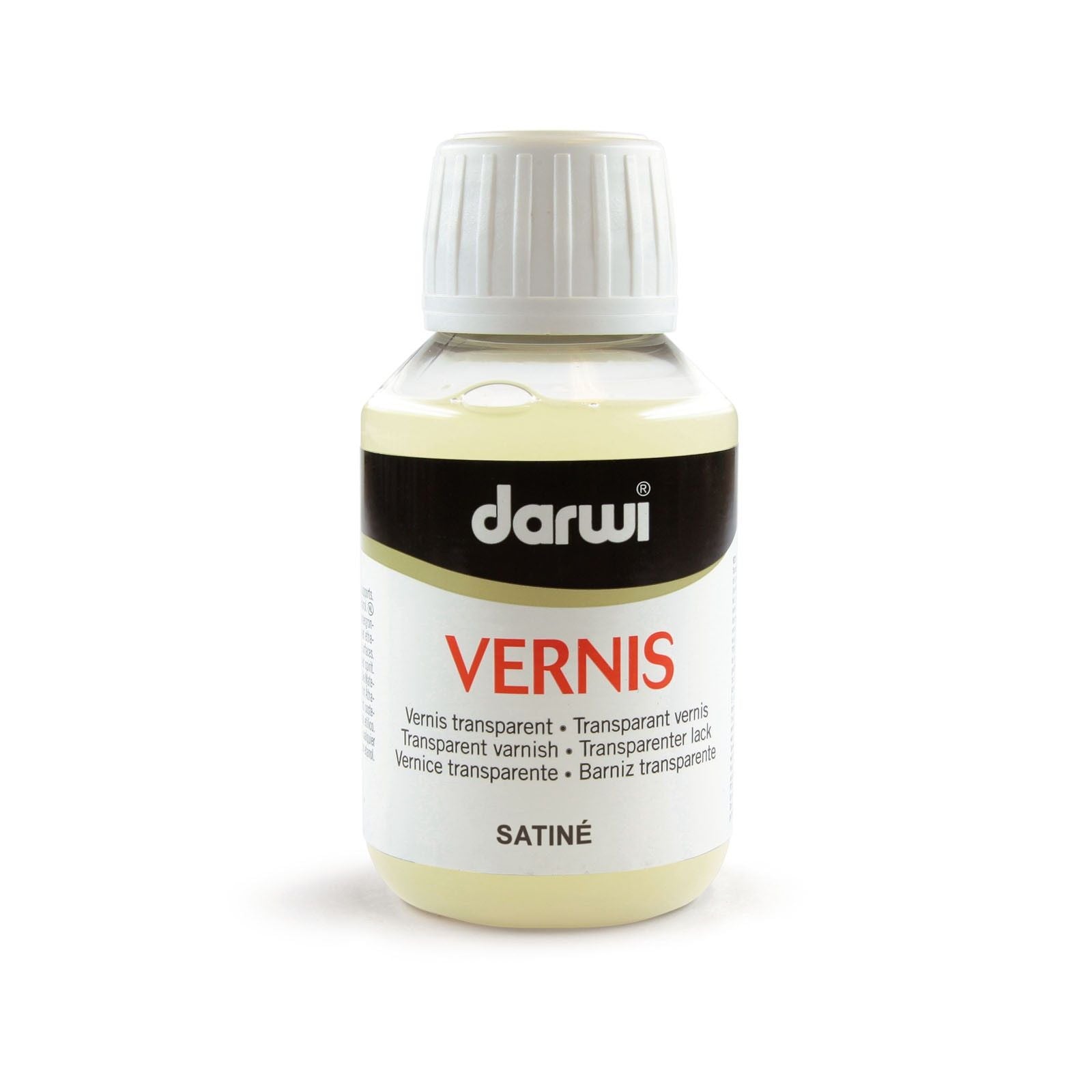 Merkloos darwi • varnish satin-finish transparant 100ml