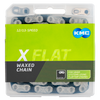 Kmc x-flat waxed chain 12 13 compartment 126gl s