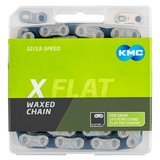 Kmc x-flat waxed chain 12 13 compartment 126gl s - afbeelding 2