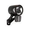 Koplamp Herrmans H-Black MR8 dynamo - aan uit functie -met houder - 180 lumen