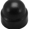 Dak gevel dak gevel afdekkap kunststof voor moer zwart ral9005 m10 | 50 stuks - 6305.50.01001