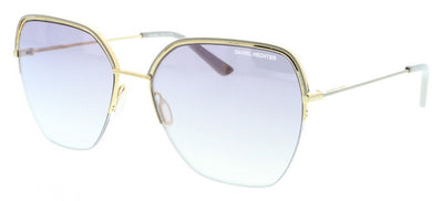 zonnebril DHS194 dames RVS rond cat. 3 grijs goud