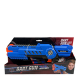 Dart gun alpha met 4 darts blauw 35,5cm - afbeelding 1