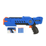 Dart gun alpha met 4 darts blauw 35,5cm - afbeelding 2