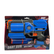 Dart gun omega met 6 darts blauw 25cm