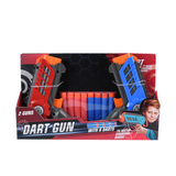 Dart gun set met 8 darts 13cm - afbeelding 1