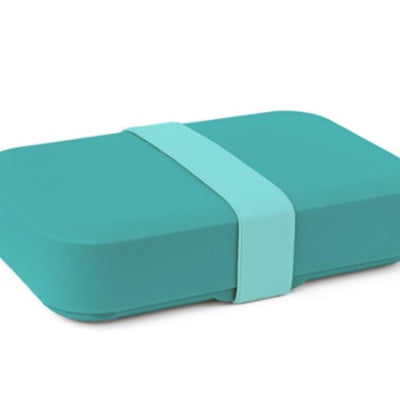 Day to day lunchbox reef large - 1100ml - brooddoos met elastiek - in hoogte verstelbare broodtrommel - bpa-vrije lunchtrommel - gemaakt in belgië - 215x125x45mm