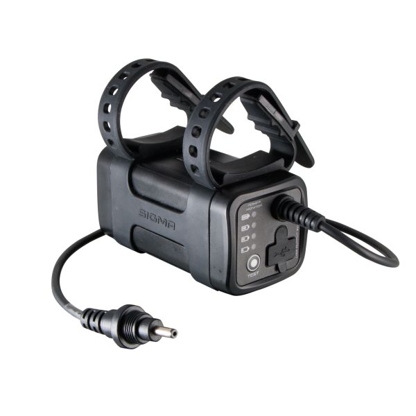 Sigma buster 2000 lumen helmlamp accu li-on oplader afstandbediening