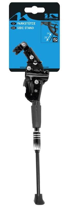 M-wave standaard 24 29 verstelbaar zwart achtervork montage blister