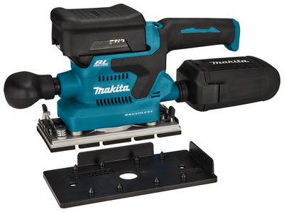 Makita dbo381zu | accu vlakschuurmachine | 18v | li-ion | met aws zender | zonder accu's lader - dbo381zu