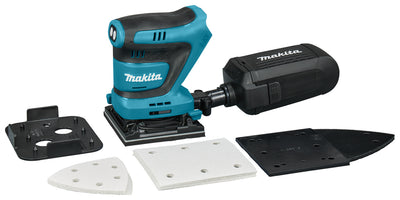 Makita dbo480z | accu handpalm vlakschuurmachine | 18v | zonder accu's en lader | in doos - dbo480z